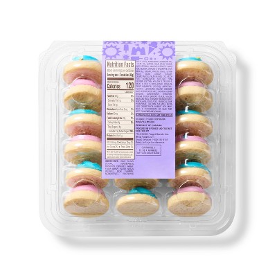 Unicorn Mini Frosted Sugar Cookies - 9.4oz/18ct - Favorite Day&#8482;