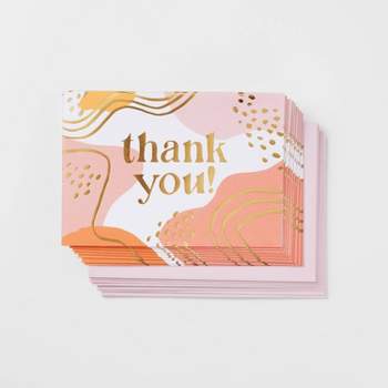 10ct Thank You Squiggles Cards - Spritz™