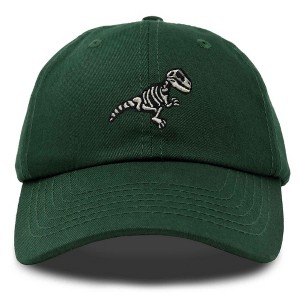 Dalix Fossil Embroidered Dinosaur T Rex Cotton Dad Hat Baseball Cap Adjustable Mens - 1 of 4