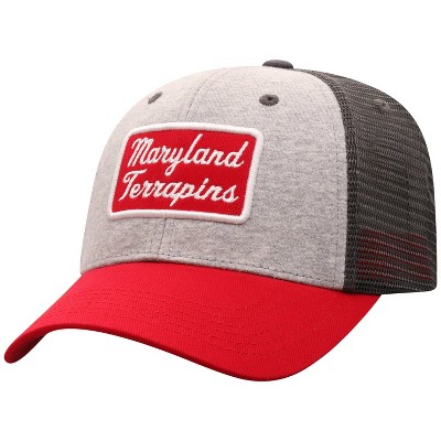 NCAA Maryland Terrapins Men's Gray Cotton with Mesh Snapback Hat