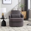 CAVINAS Upholstered Accent Chair,Comfortable Swivel Chairs with Armrest and Backrest for Bedroom,Reading Room - 2 of 4