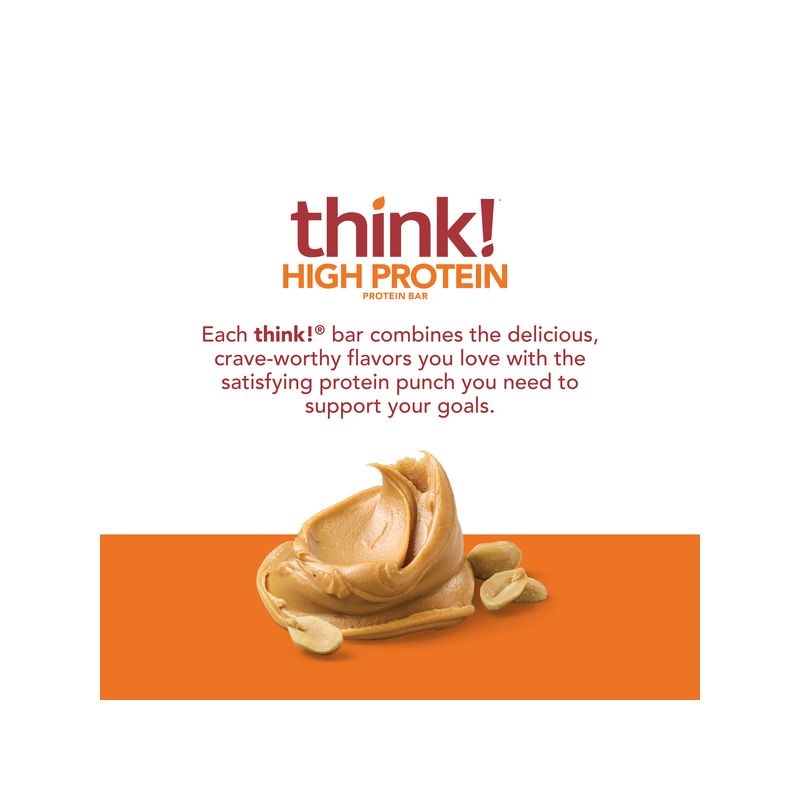 think! High Protein Creamy Peanut Butter Bars, 4 of 14