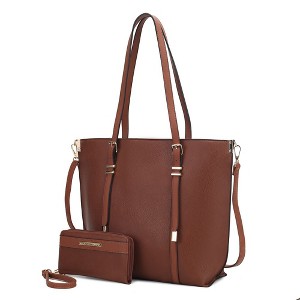 MKF Collection Emery Vegan Leather Women’s Tote Bag with Wallet by Mia K - 1 of 4