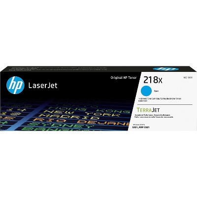 HP 218X Cyan High Yield Toner Cartridge Prints Up to 2500 Pages (W2181X)