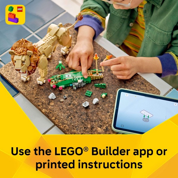 LEGO Creator 3 en 1 Animales Salvajes: León Majestuoso 31386 6