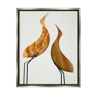 Stupell Industries Modern Rustic Tree Patterned Birds Minimal Abstract