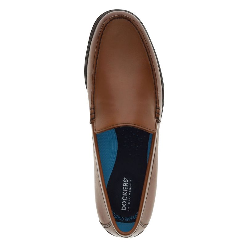 Dockers Mens Wescott Genuine Leather Dress Loafer Shoe, 2 of 8