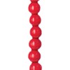 Kurt Adler Wooden Round Beaded Garland, Red, 9ft - 3 of 3