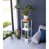 Yamazaki Home - Two-Tier Display & Storage Shelf (31.5" H) - Steel + Wood - Black - 3 of 4