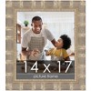 PosterPalooza | 14x17 Wide Bamboo Picture Frame, UV Acrylic, 4 Finishes - Brown, Black, Silver, and Natural - 2 of 4