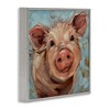 Stupell Industries Modern Pig Portrait Farm Animal Framed Giclee Art - 2 of 4