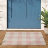2'x3' Machine Washable Oversized Gingham Handwoven Scatter Accent Rug - Room Essentials™ - 2 of 4