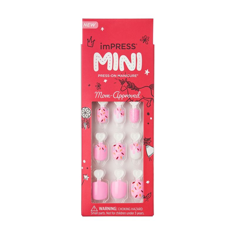 imPRESS Press-On Manicure Mini Press-On Nails for Kids - Super Duper - 21ct, 1 of 9