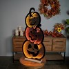 Triple Jack-o-Lantern Ekkolight 35.5"H - 2 of 2