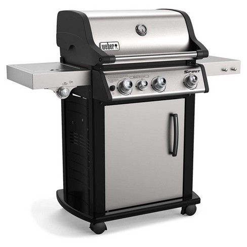 Weber Genesis Smart EX-325s 3-Burner Propane Gas Grill in Black