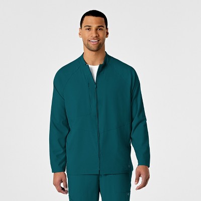 Wink W123 Men's Zip Front Warm Up Jacket