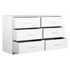 Techni Home,6-Drawer Dresser with Large Fabric Drawers - 3 of 4