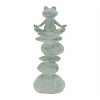 Yoga Frog on Rock Stack Statue (Set of 4) - 2 of 3