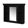 PAGED 24" Wall Mounted Bathroom Storage Cabinet Modern Medicine Cabinet with Mirror and Adjustable Shelves, Over Toilet Storage Unit for Room - 4 of 4