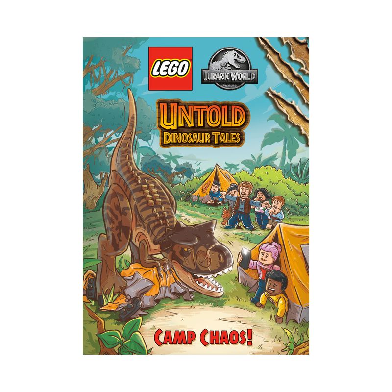 Untold Dinosaur Tales #2: Camp Chaos! (Lego Jurassic World) - by  Random House (Hardcover), 1 of 2