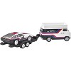 Hot Wheels DMC Delorean & Rally Hauler Team Transport Premium - 3 of 3