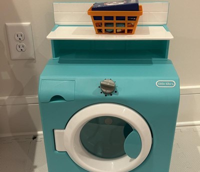 Little Tikes Retro 50s Inspired Washer Dryer Realistic Pretend Play Laundry Washing Machine Appliance Target