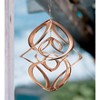 Wind & Weather Copper-Plated Dual Spiral Hanging Metal Wind Spinner - 2 of 3