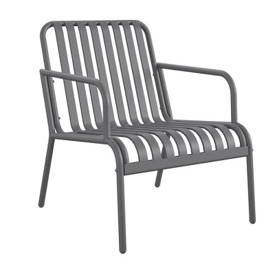 Charcoal Steel 4-Piece Outdoor Conversation Set