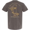 Mens Miller High Life The Champagne of Beers Gart Dyed Grey Front and Back T-Shirt - 3 of 4