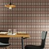 RoomMates Tweed Plaid Peel and Stick Wallpaper Brown: Removable Vinyl, Self-Adhesive, Classic Pattern, 28.3 Sq Ft Coverage - 2 of 4