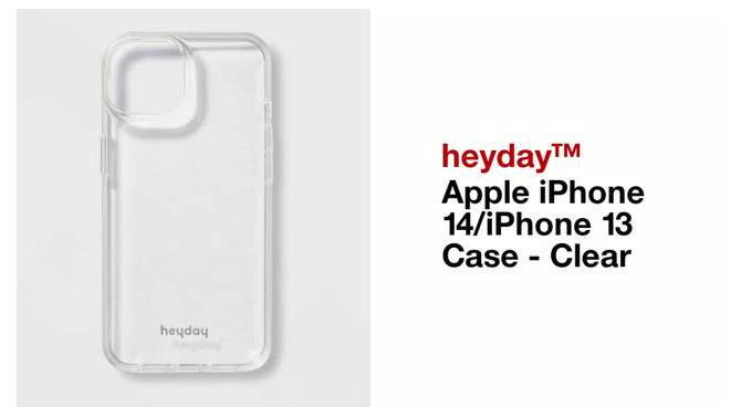 Apple iPhone 14/iPhone 13 Case - heyday&#8482; Clear, 2 of 5, play video