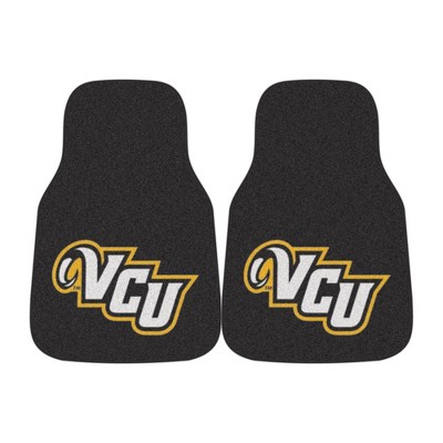 NCAA University of VCU Rams Carpet Car Mat Set - 2pc