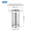 Unique Bargains Stainless Steel Bathroom Kitchen Hair Floor Drain Strainer - 2 of 3