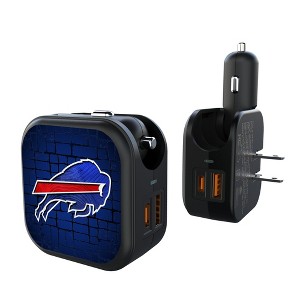 NFL AFC Teams Brick Wall 18-Watt 2 in 1 USB A/C Charger - 1 of 3