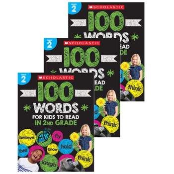 Scholastic Teaching Solutions 100 Words For Kids To Read In 2nd Grade, Pack of 3
