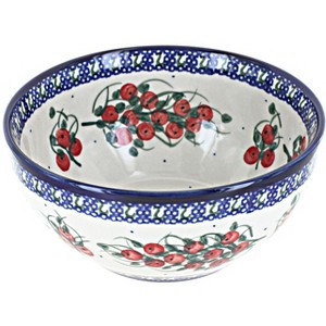 Blue Rose Polish Pottery 304 Millena Cereal Bowl - 1 of 2