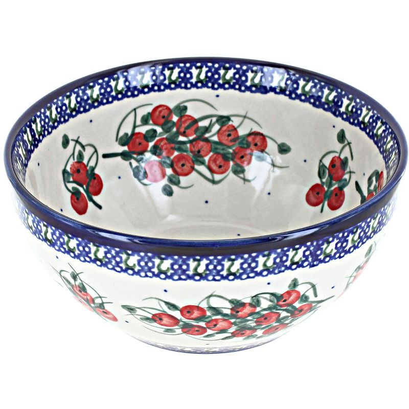 Blue Rose Polish Pottery 304 Millena Cereal Bowl, 1 of 2