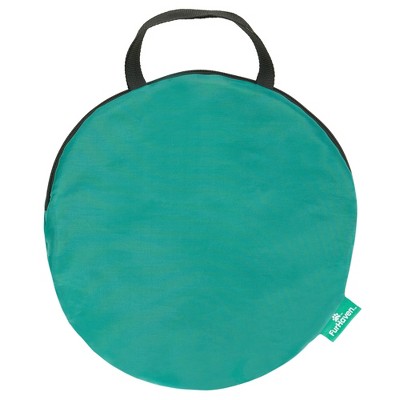 Small Red and Green Plastic Mesh Pet Playpen