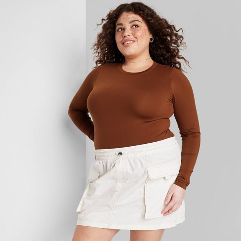 Women's Long Sleeve Seamless Shirt - Wild Fable™ : Target