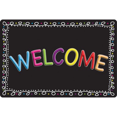 Ashley Productions® Smart Poly™, The Original Fun Mat™, Welcome Mat, 15.5" x 23.5", Chalk Loops, Welcome