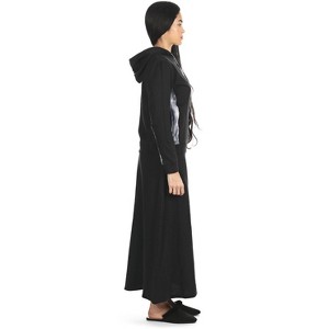 Memoi Women's Cotton Blend French Terry Zippered Lounger Gown Set - 1 of 4