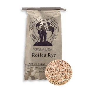 Grain Place Foods 25 lb Organic Rolled Rye Non-GMO - 1 of 4