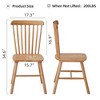NicBex Set of 4 High Back Windsor Dining Chairs Armless Accent Side Chairs with Wood Legs for Home Kitchen - 3 of 4