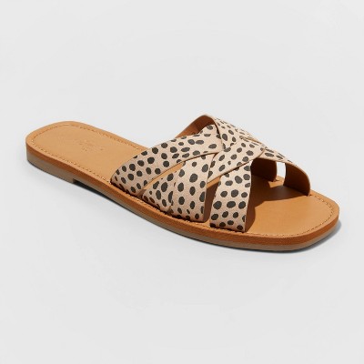 leopard sandals