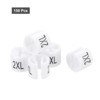 Unique Bargains Plastic Reusable Easy to Recognize Clothes Hanger Marker Color Coding 150 Pcs - 3 of 4