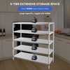 Stainless Steel Shelves,48x19x72 in Storage Shelf 5-Tier Heavy Duty Storage Rack - 4 of 4