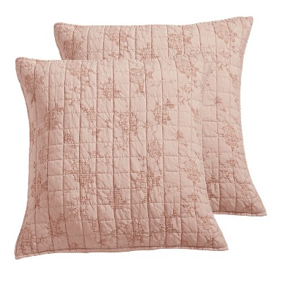 Bowie Blush Euro Sham Set of 2 - Levtex Home