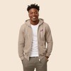 Dalix Donut Embroidered Hoodie Fleece Sweatshirt Zip Front Mens - 3 of 4
