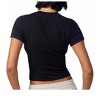 Spruce Fashion Women Slim Short Sleeve Top - 2 of 4