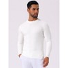 INSPIRE CHIC Men's Slim Fit Crew Neck Long Sleeve Soft Twist Textured Cable Knit Pullover Sweater - 4 of 4